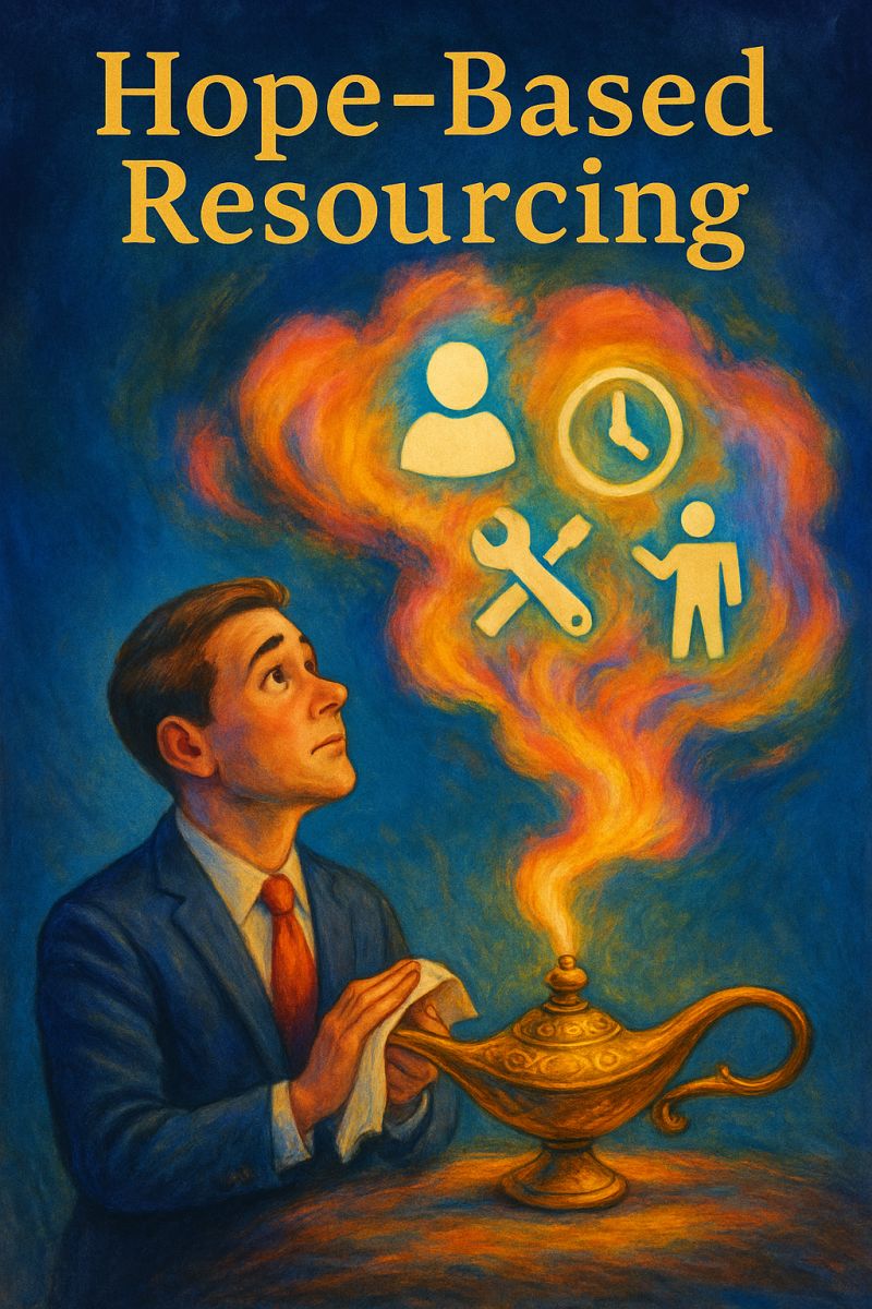 Here’s the uncomfortable truth: most “resource plans” are hope with a spreadsheet.